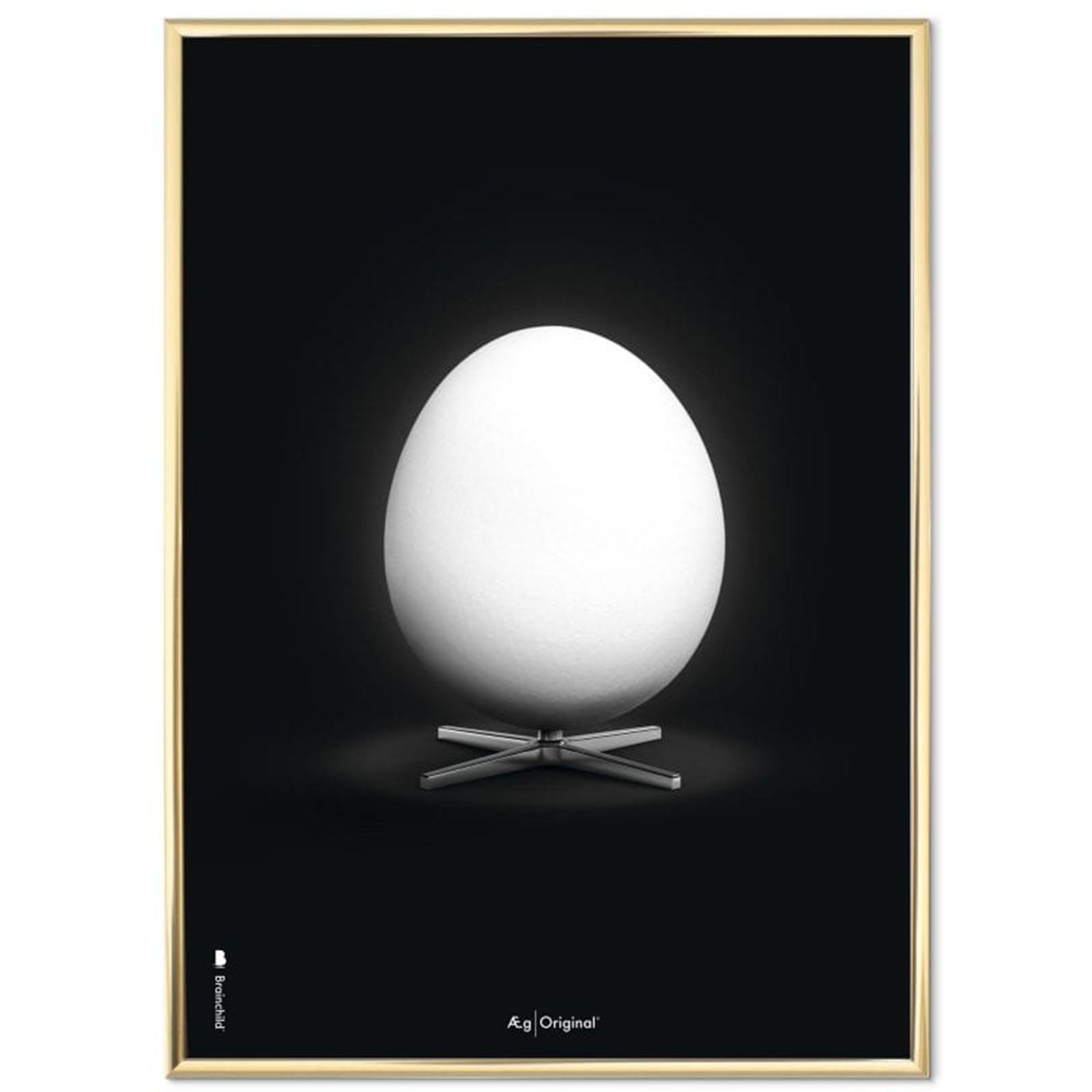Billede af Variant: Plakat med Ægget - Sort Klassisk