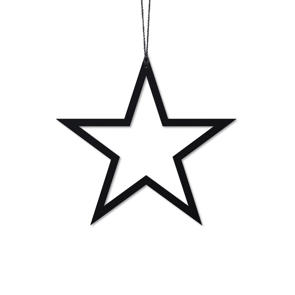 Køb Felius Design – Stjerne, Sort – 2 stk