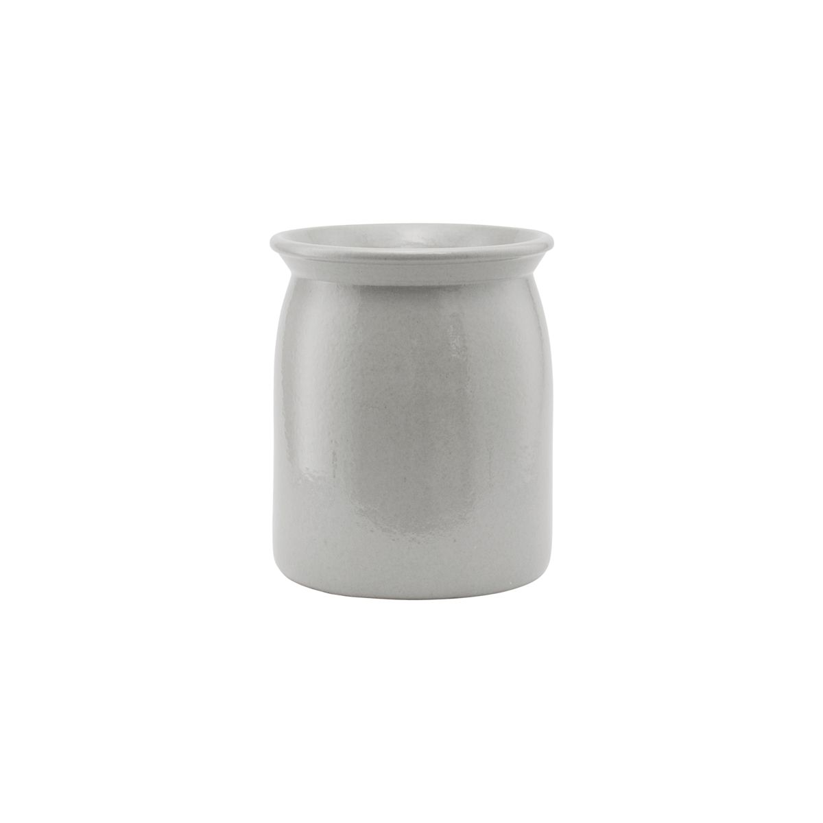 Billede af Keramikkrukke, Shellish grey - 24 cm hos ModernHouse.dk