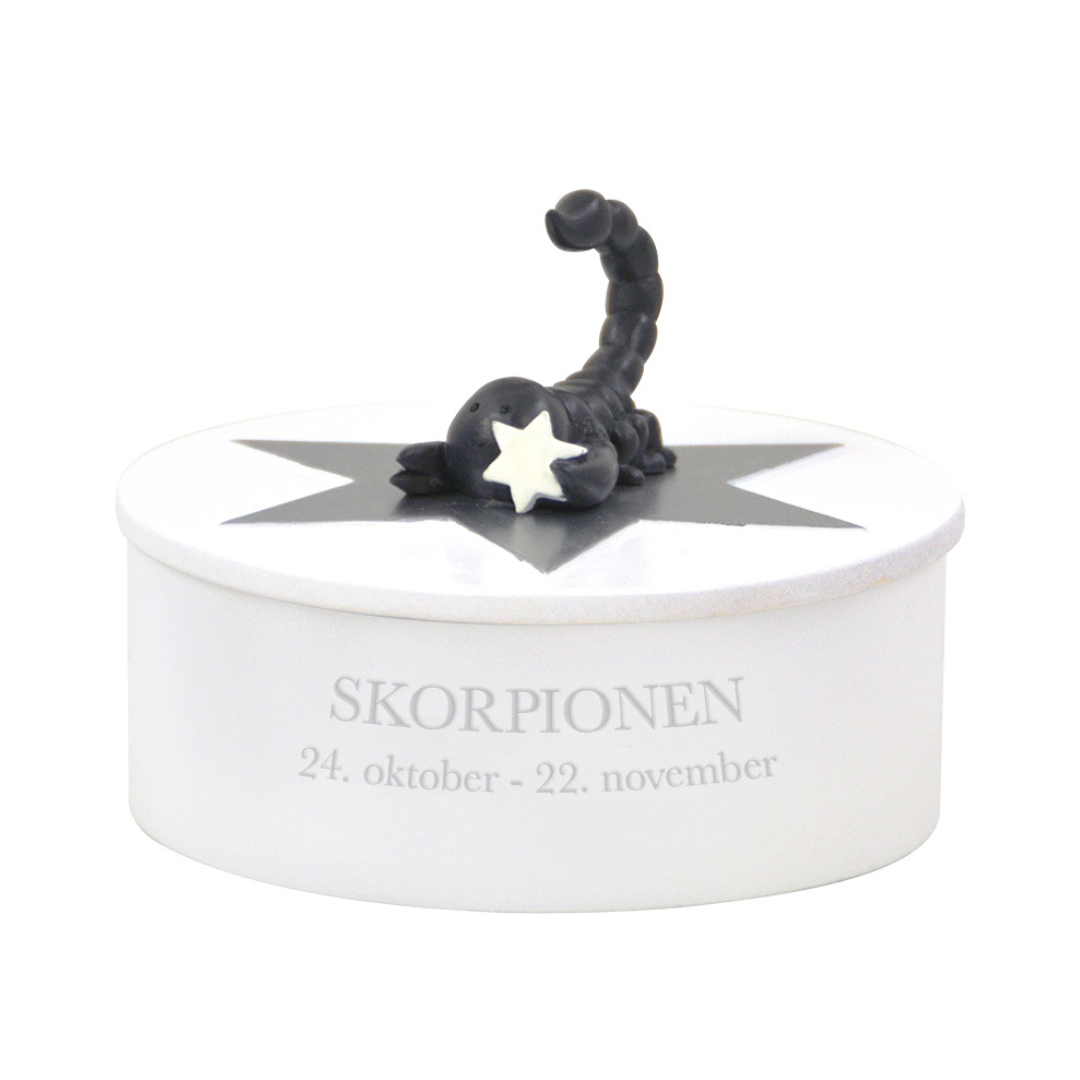 Billede af Stjernetegns smykkeskrin - Skorpionen