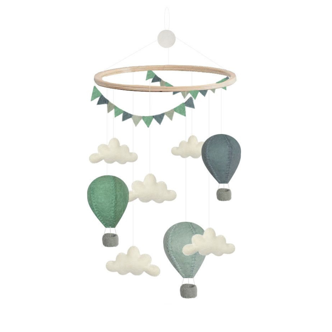 Se Uro - Luftballon/Vimpler, Mint/Blå hos ModernHouse.dk