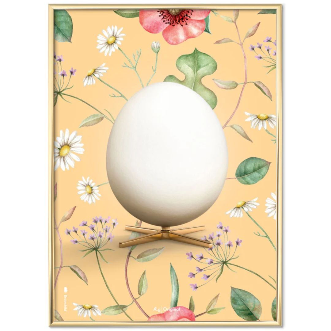 Billede af Variant: Plakat med Ægget - Gul (Flora)