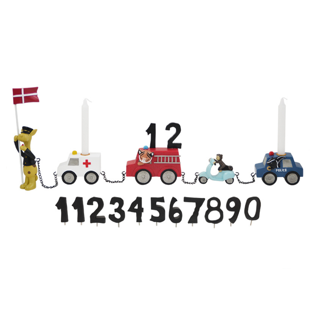 Billede af Fødselsdagstog - Biler hos ModernHouse.dk