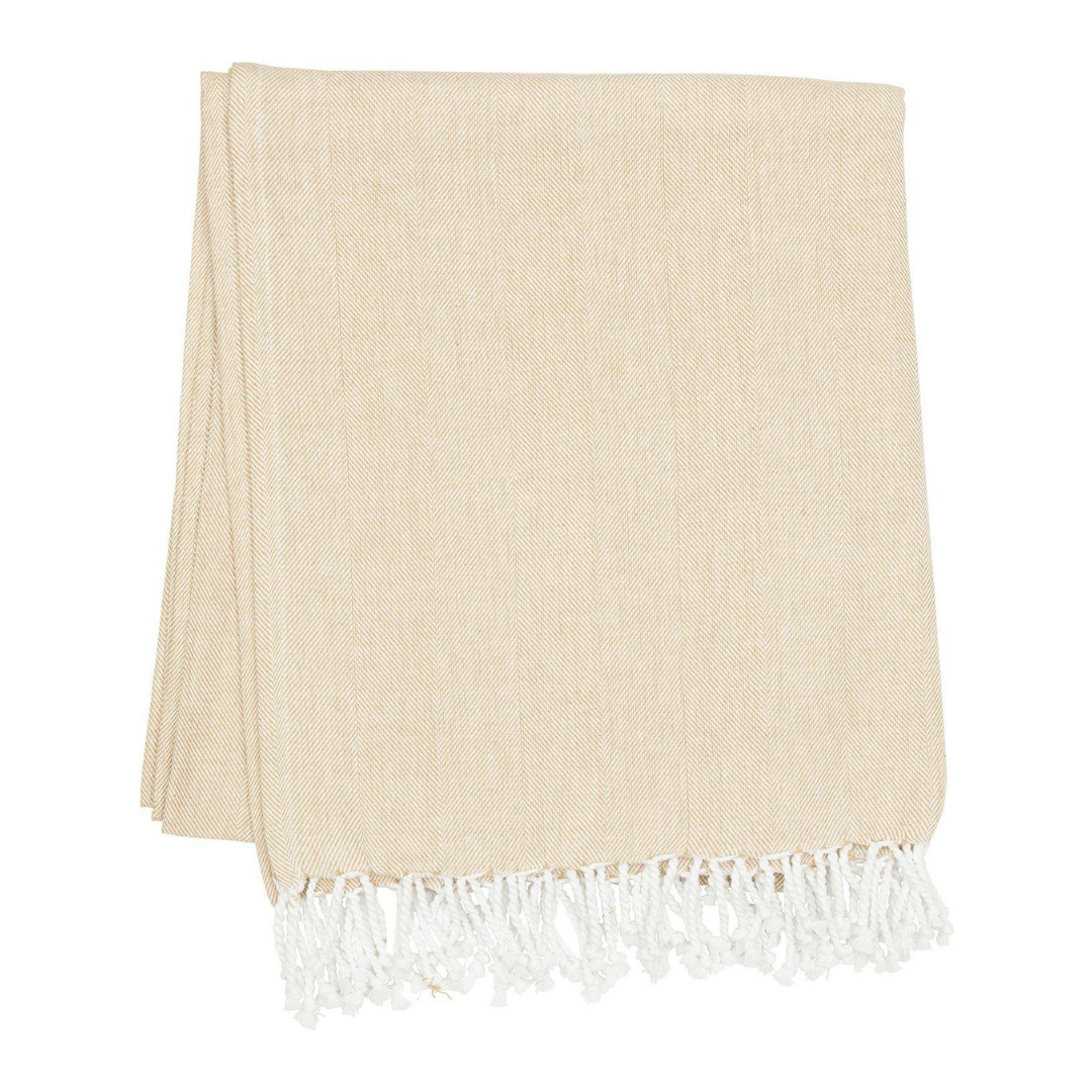 Køb Bert Hamam Håndklæde – Beige 125x150cm