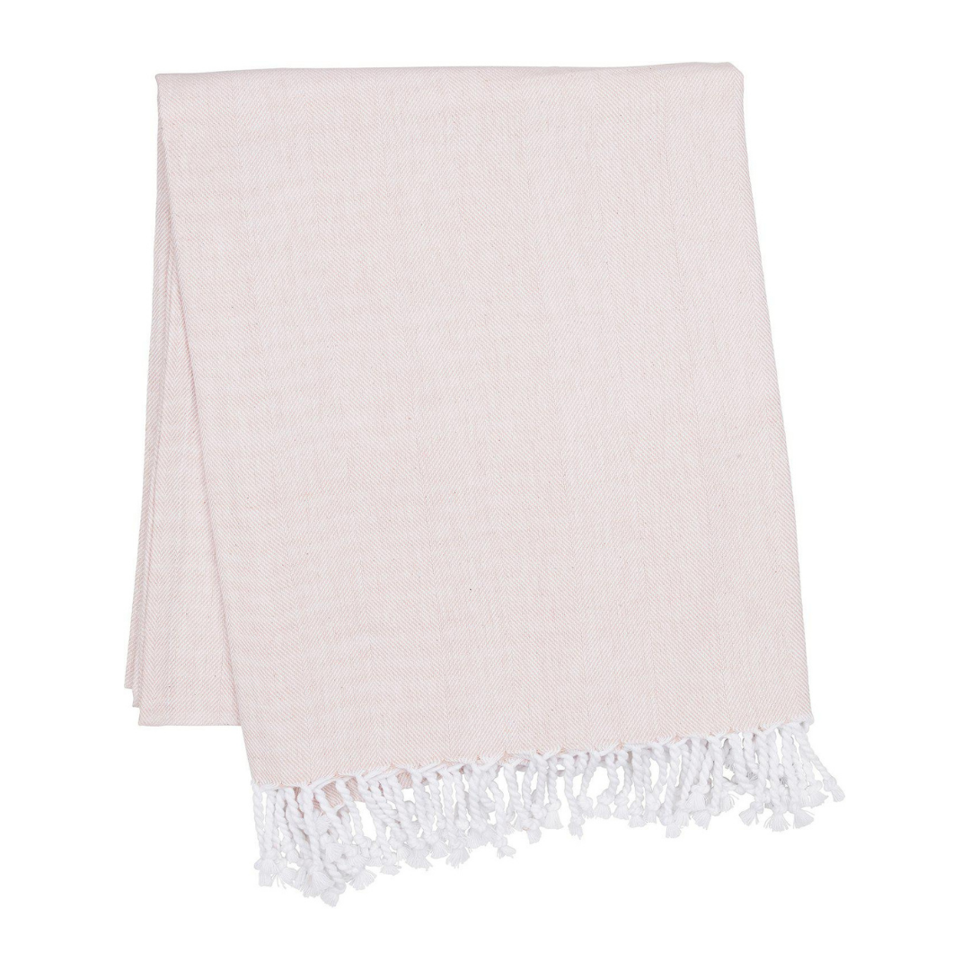 Køb Bert Hamam Håndklæde – Rosa 125x150cm