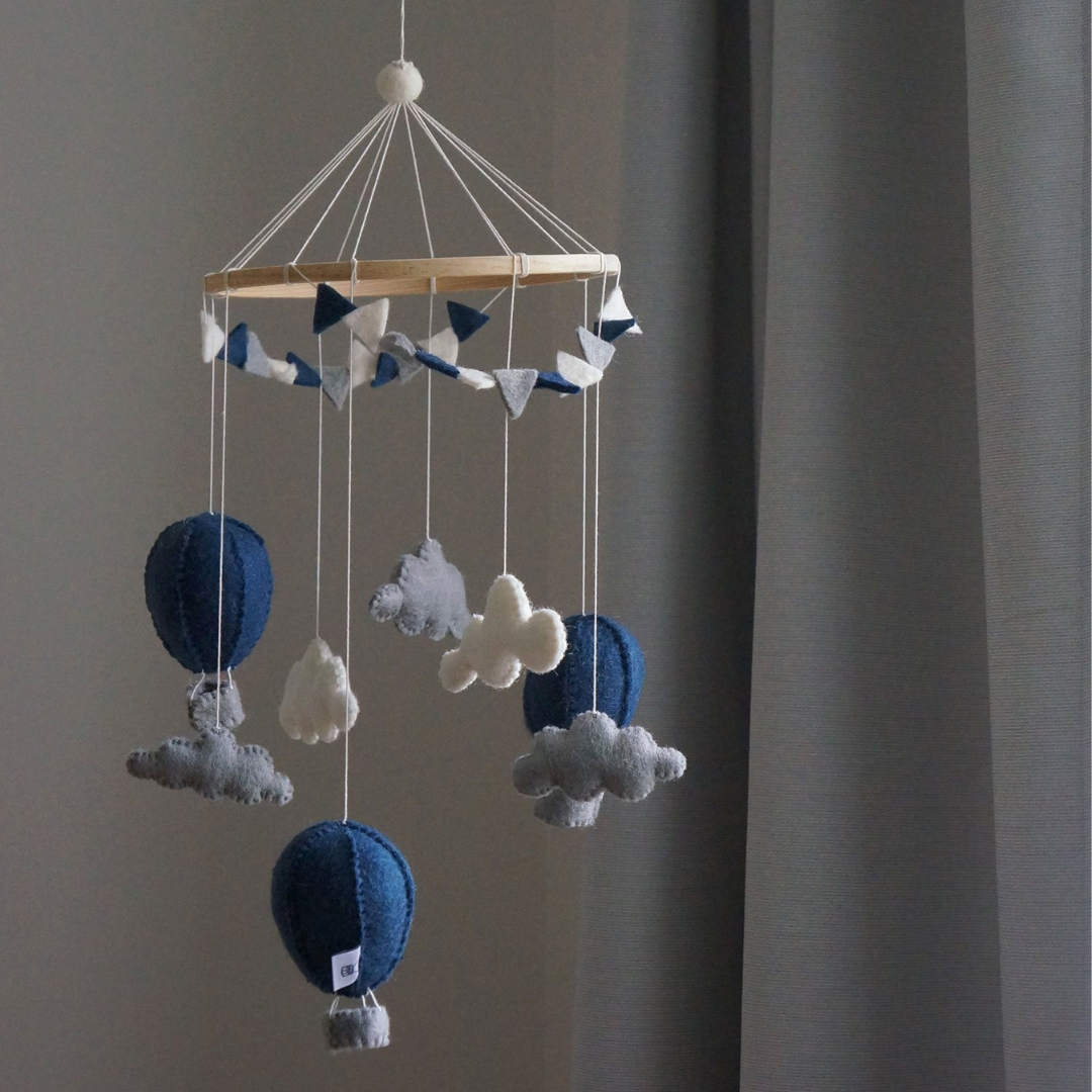 Uro - Luftballon/Vimpler, Mørkeblå