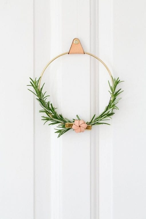 strups brass ring - groenne planter - dekoration - dansk design