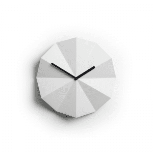 lawadesign - lawa design - delta clock white black - lawa delta clock - vaegure - ur til vaeg - desginer vaegure