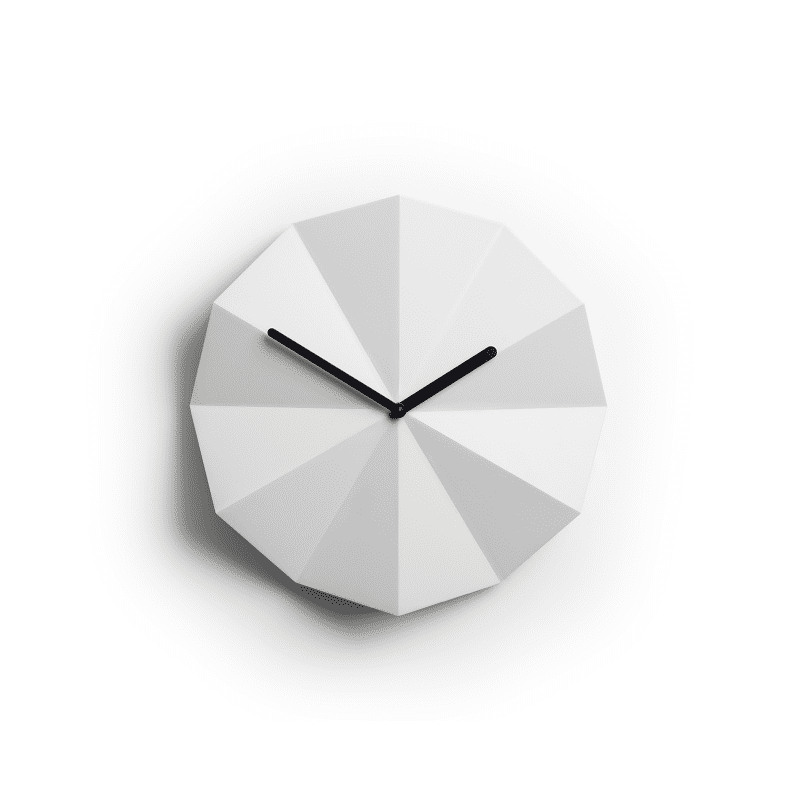 Delta Clock Hvid - Vægur fra Lawa Design