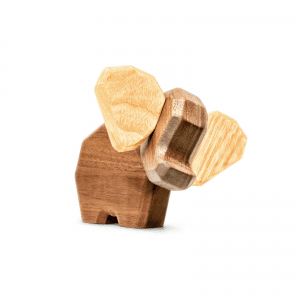 den lille elefant - fablewood - dansk design - gaveide - figurer - traefigur
