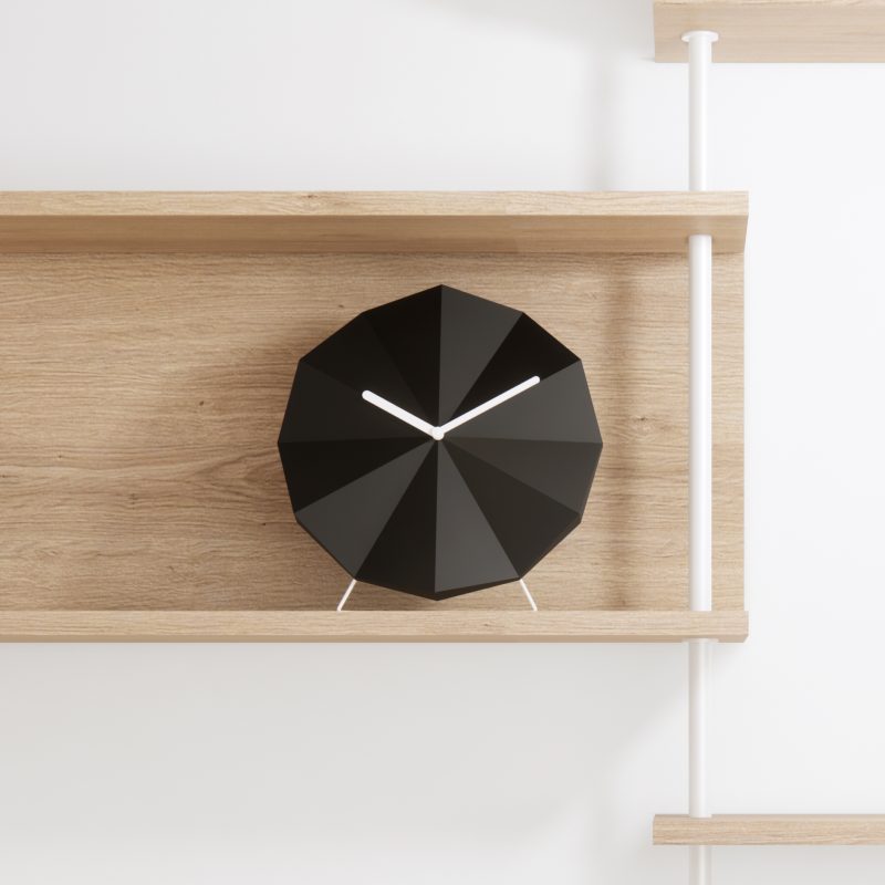 Delta stand white - lawa design vaegur i sort - sort vaegur - dansk design