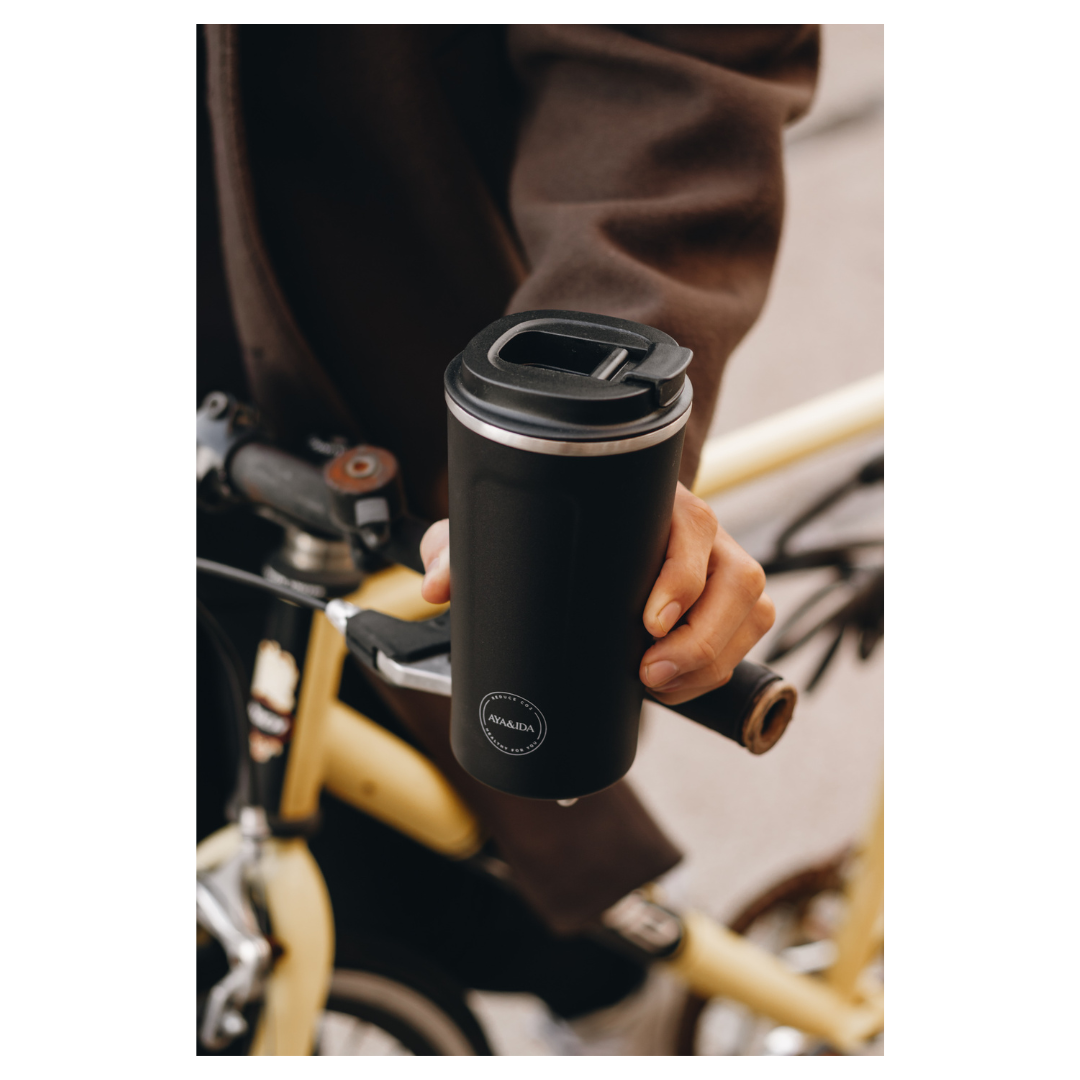 AYA&IDA - CUP2GO 500 ml, Matte Black (2)