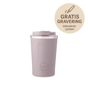 Cup2go 380 ml lavender - aya and ida - termokop med navn - gratis gravering