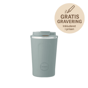 Cup2go 380 ml mint green - aya and ida - termokop med navn - gratis gravering