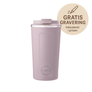 Cup2go 500 ml lavender - aya and ida - termokop med navn - gratis gravering