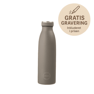 Drikkeflaske 500 ml - driftwood - aya and ida - gratis gravering - drikkeflaske med navn