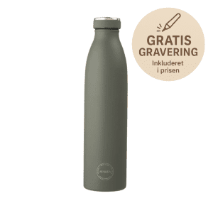 Drikkeflasker 750 ml Tropical Green - gratis gravering - aya & ida