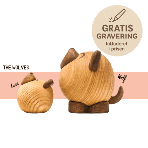 FableWood - Pick-Me-Up’s – The Wolves (Luna og Wulf) - traefigurer