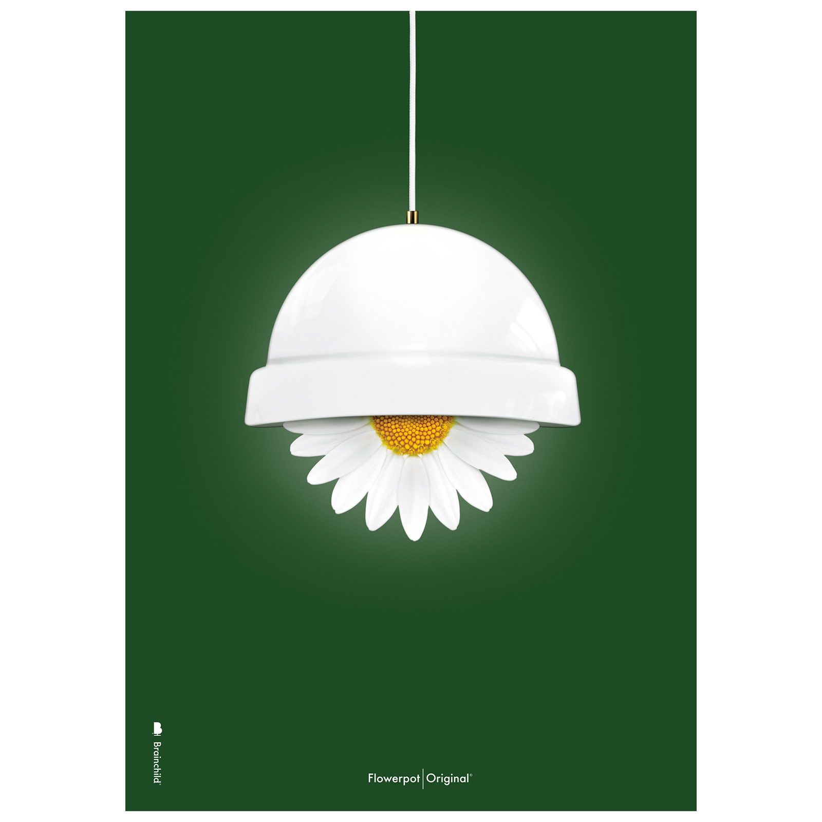 Variant: Plakat med Flowerpot - Grøn Klassisk