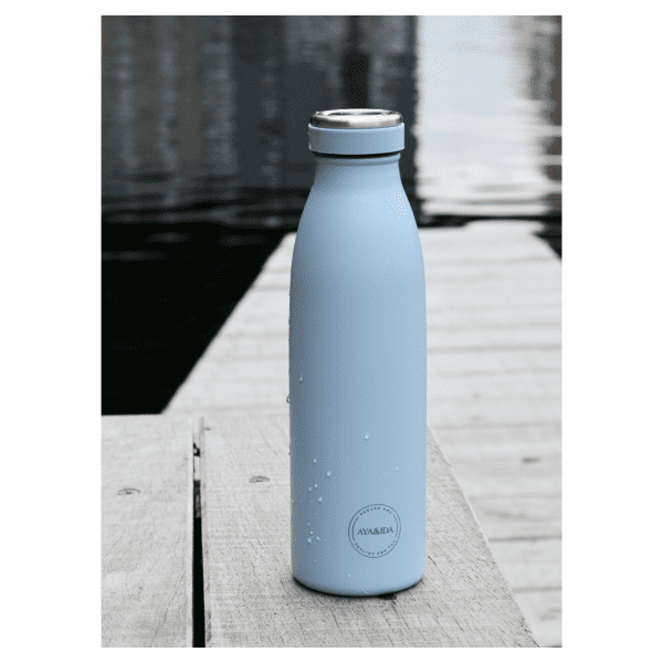 AYA&IDA - Drikkeflaske 500 ml, Powder Blue (1)