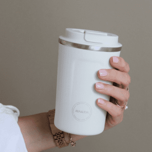 cup2go winter white - aya og ida kaffekop