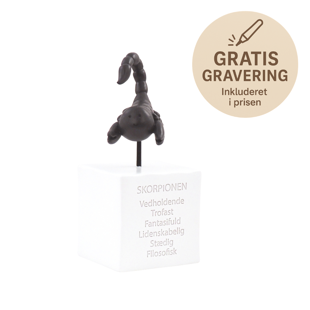 Kids By Friis - Sparegris – Skorpionen - personlig gave med gravering - spareboesse