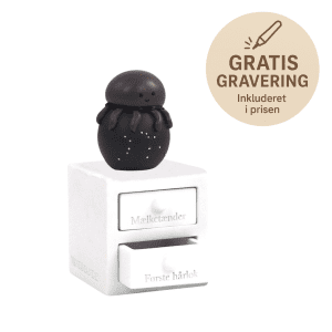 Kids By Friis - Tandaeske - foerste haarlok – Vandmanden - personlig gave med gravering