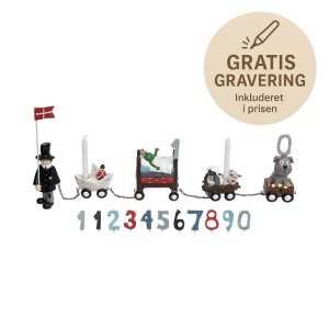 Kids by Friis foedselsdagstog - H C Andersen dreng - gaveide - personlig gave med gravering