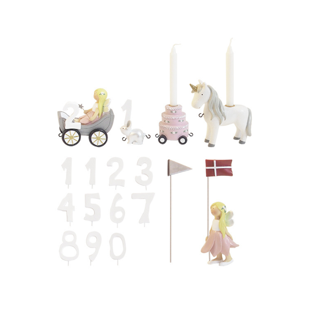 Kids by Friis foedselsdagstog - blomsterfeer - gaveide - personlig gave med gravering