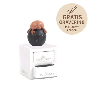 Tandaesker - Foerste haarlok - Krebsen - personlig gave med gravering - kids by friis