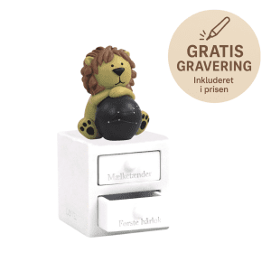 Tandaesker - foerste haarlook Loeven - kids by friis - personlig gave med gravering