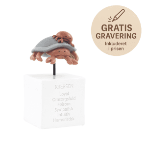 sparegris til boern - spareboesse - krebsen - stjernetegn - daabsgave - personlig gave med gravering