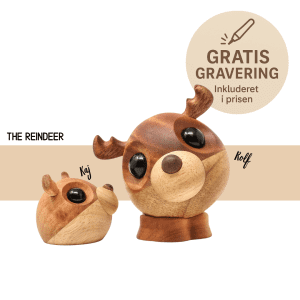 FableWood - Pick-Me-Up’s – The Reindeer - Rolf og Kaj - traefigurer