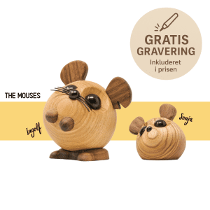 FableWood – The Mouses – Ingolf og Sonja - trafigurer - gaveideer