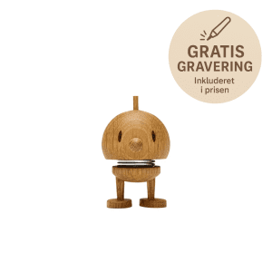 Hoptimist Bumble Oak – Small - hoptimist med gravering - traefigurer
