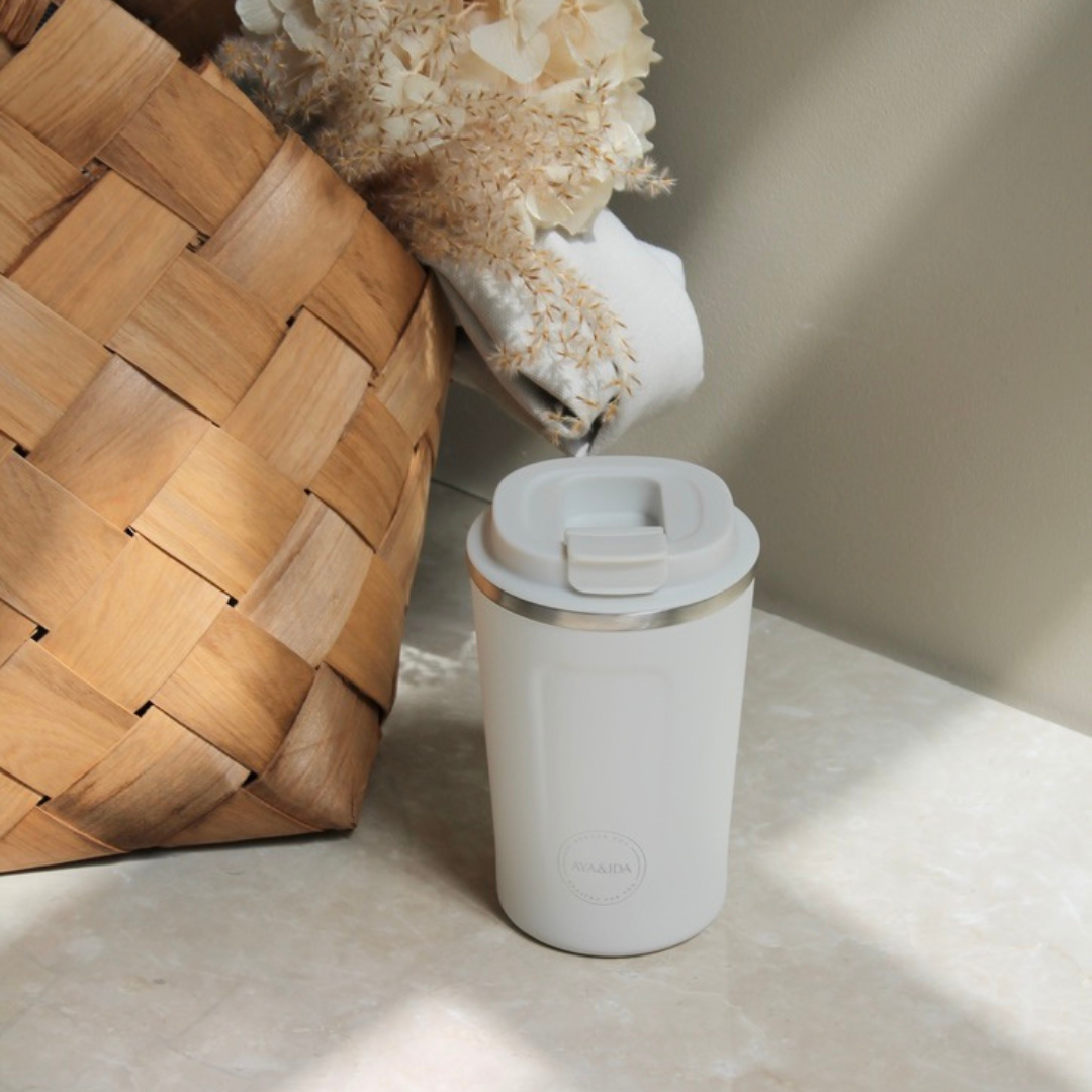 AYA&IDA - CUP2GO 380 ml, Winter White (2)
