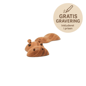 FableWood - Hubert Flodhest (S) - traefigur - gravering