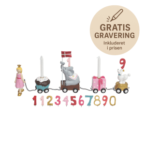 Kids by Friis foedselsdagstog -princesse - gaveide - personlig gave med gravering