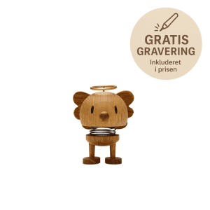 Hoptimist Angel Bumble Oak - Small - hoptimist med gravering - traefigurer