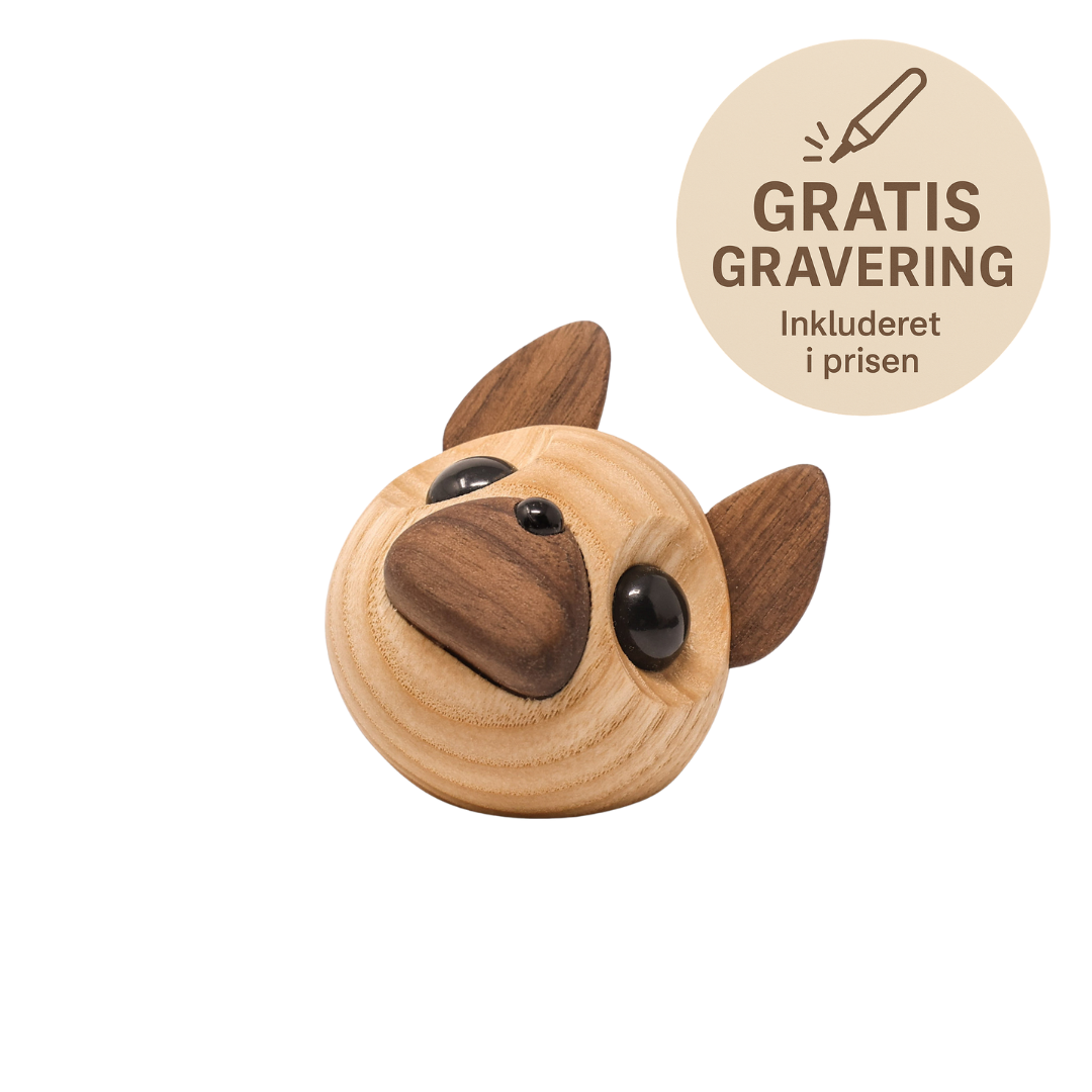 FableWood - Fransk Bulldog, Bill (S) – Pick-Me-Up - traefigurer