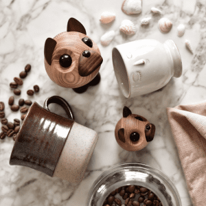 FableWood - Pick-Me-Up’s – The French Bulldogs - Benny og Bill - traefigurer