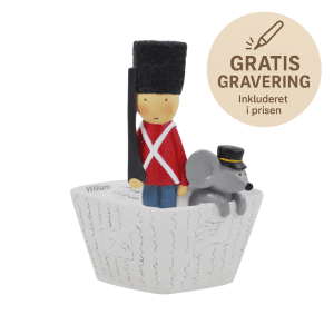 Kids By Friis - Sparegris – den standhaftige tinsoldat - spareboesse - gave med gravering