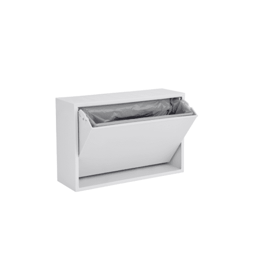 toiletspand - skraldespand - mini recollector box brilliant white - affaldsspande