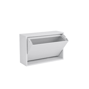 toiletspand - skraldespand - mini recollector box brilliant white - affaldsspande