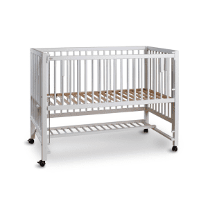 Hajo barneseng hvid - bedside crib - tissi (1)