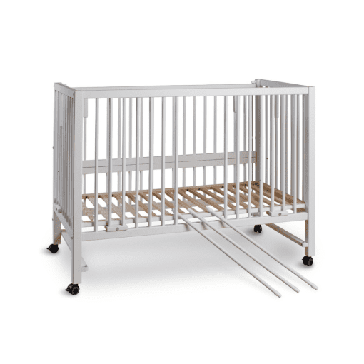 Hajo barneseng hvid - bedside crib - tissi (1)