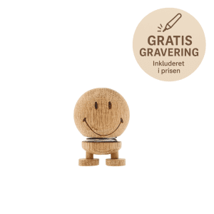 Hoptimist Smiley, Oak - Small - traefigurer