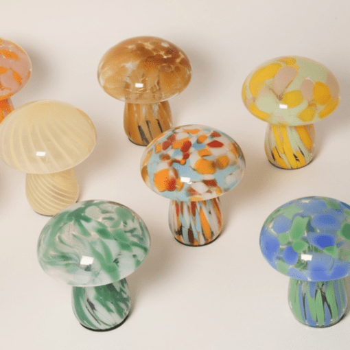 Mushroom lampe - mushy - gul-pink-groen - 17 - au maison (1)