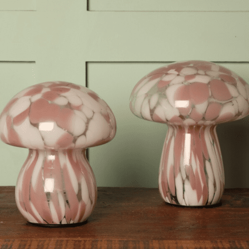 Mushroom lampe - mushy - hvid - pink - 17 - au maison (1)