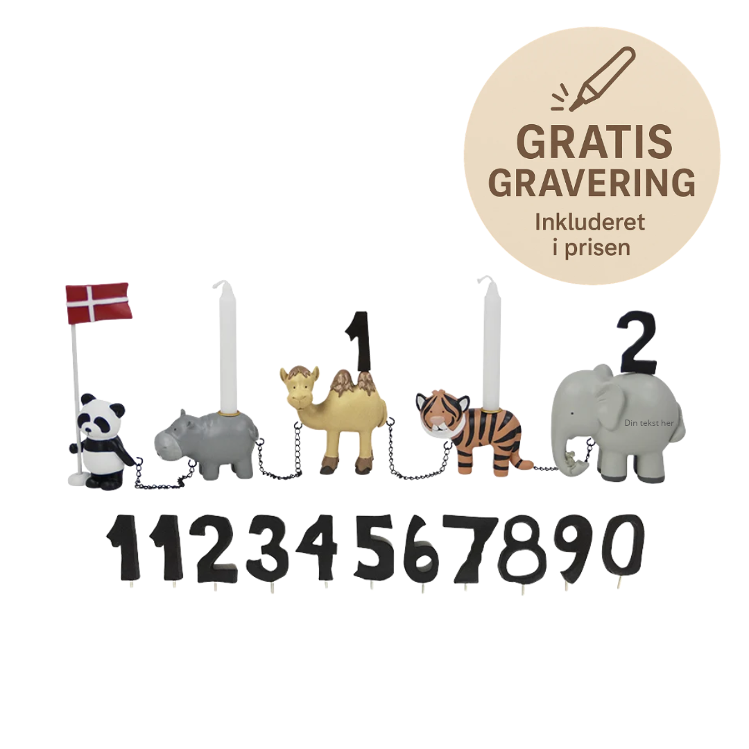 zoo foedselsdagstog - gravering - kids by friis